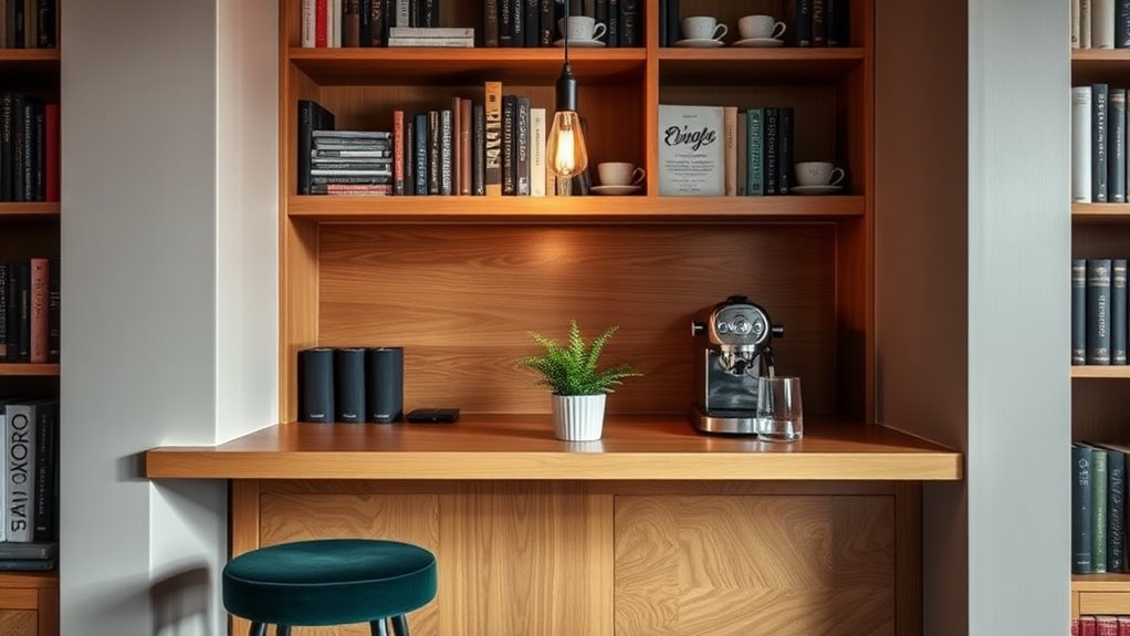 cozy reading and refreshments