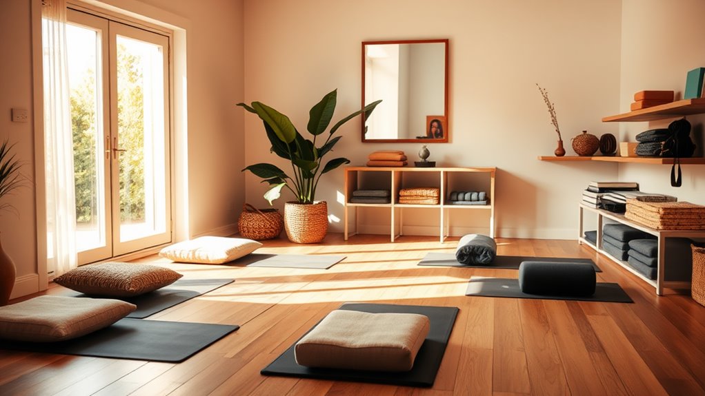 wellness and exercise space